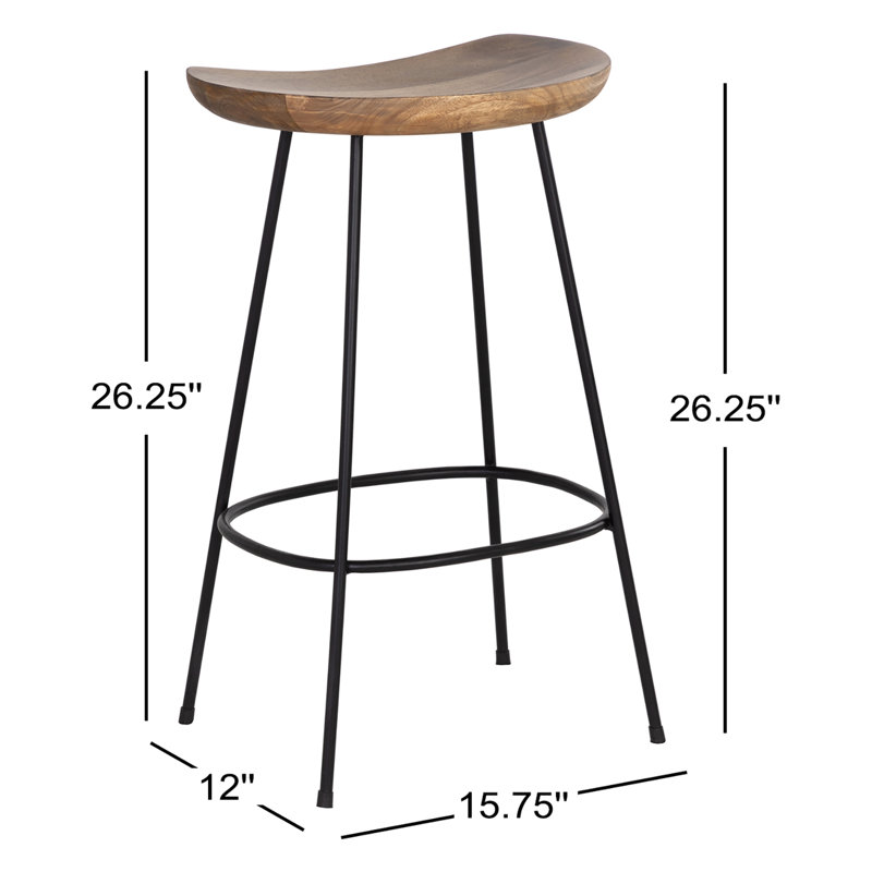 Stool with Metal Frame