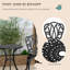 Outsunny 3 Piece Patio Bistro Set Outdoor Table Set with Umbrella Hole-1995739929