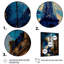 «Blue Eiffel Tower in the Autumn», reproduction sur toile-935904018-935904024
