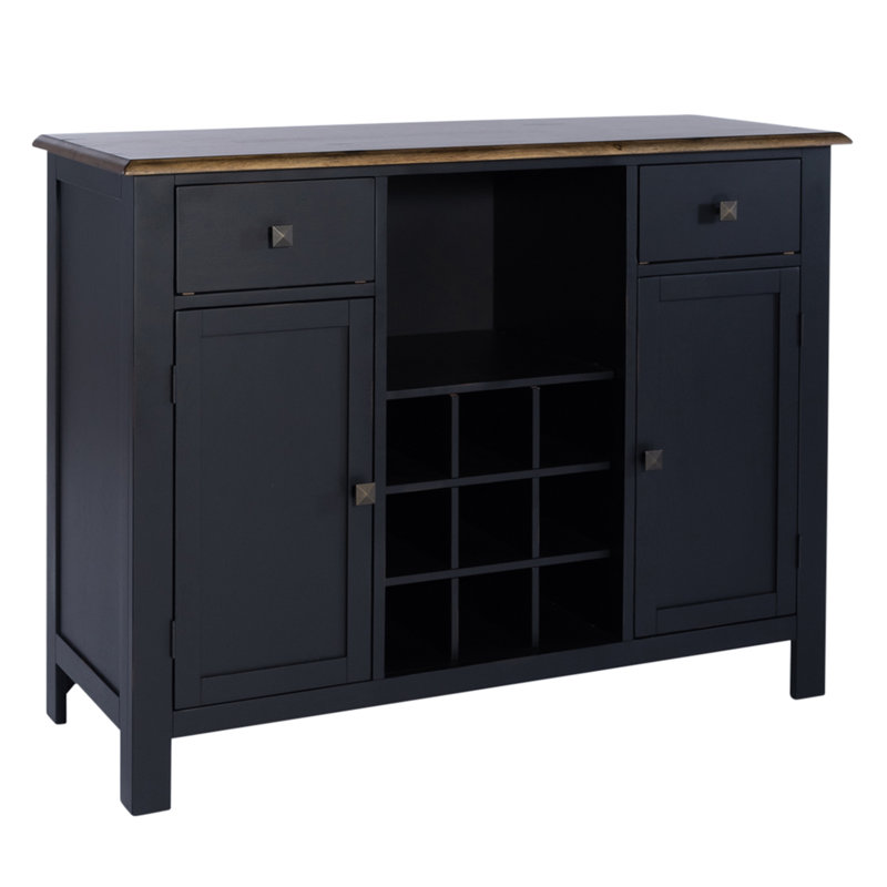 Judique 48'' Sideboard, Black/Brown