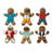 Tovolo Ginger Boy Cookie Cutters (Set Of 6) For Baking And Prep