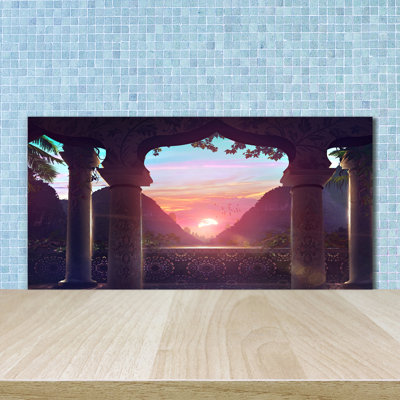 Architecture East 50cm x 100cm Glass Panel