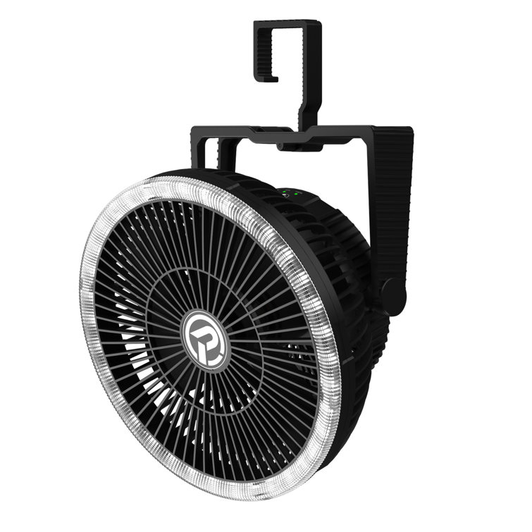 10000Mah Rechargeable Portable Camping Fan with Light - 8