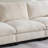 Sectional Sofa With Bluetooth Speaker, Comfy Cloud Couch Set With Drop Down Table And Cup Holders-190968858