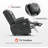 Platz Dual Motor Power Recliner Lift Chair with Massage and Dual Heating, Adjustable Headrest, Faux Leather-127260196