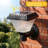 Black Dimmable Cct Changing Rgb Solar Outdoor Wall Sconce