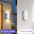 10.6'' H Integrated Led Rectangular Up Down Wall Light Outdoor Waterproof 12W 2700K Aluminum Wall Sconce-1287690655