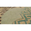Rug & Kilim’S Distressed Tiger Rug In Green With Beige And Brown Pictorial
