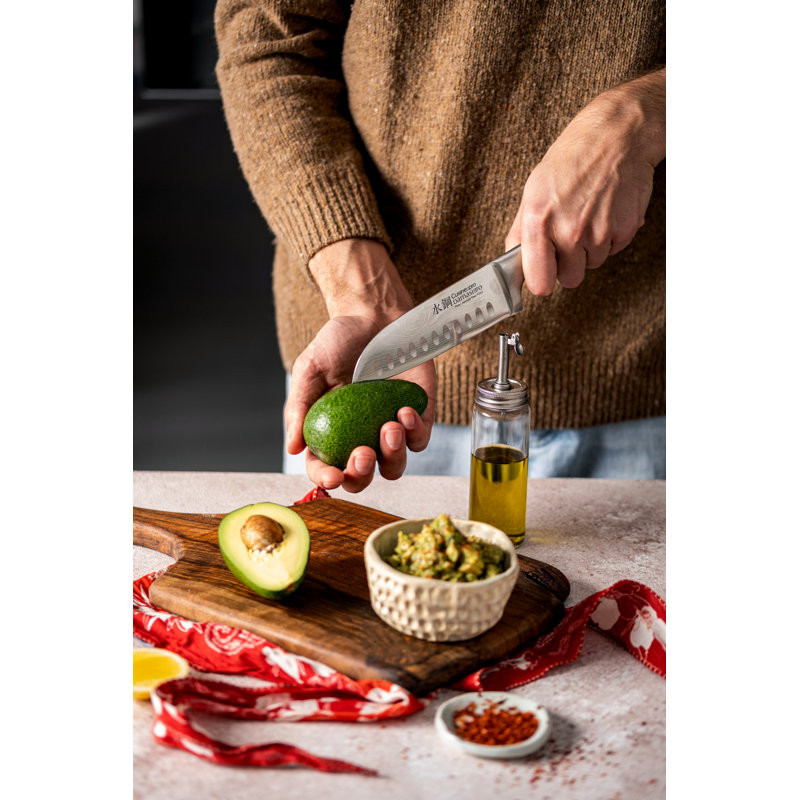 Cuisine::pro® Damashiro® Santoku 6.5" & Board Set