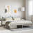Bralon vidaXL Metal Bed Frame with Headboard & Slats, No Mattress, Easy Assembly-1084282201-1084282200