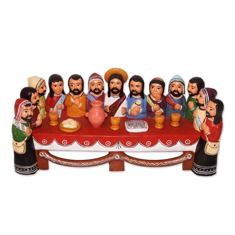 Le dernier figurine en céramique supper