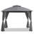 10 Ft. W x 10 Ft. D Iron Patio Gazebo with Arc Shape Top-97002133
