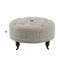 Repose-pieds en tissu avec roulettes Upendo