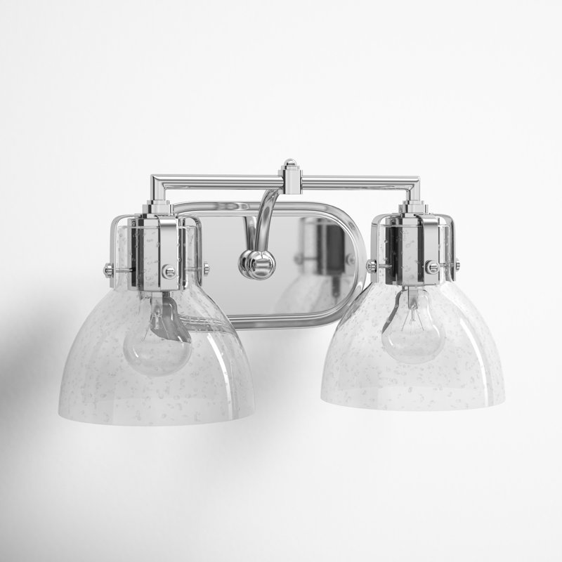 Dolan 2 Light Seeded Dimmable Vanity Light