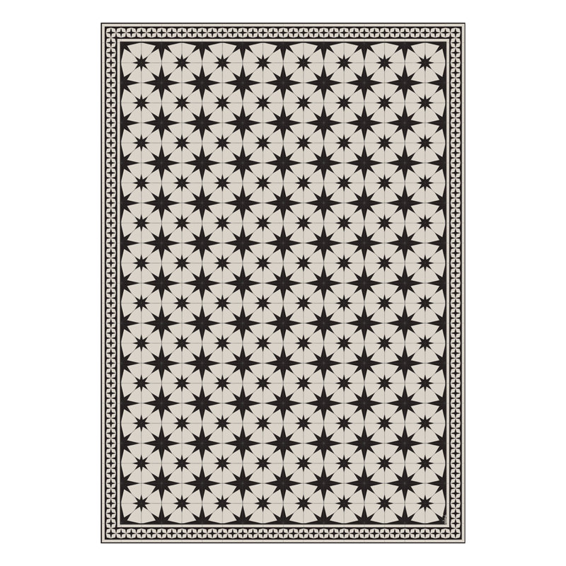 Tapis en vinyle NightSky facile à nettoyer, Rectangulaire : 5 pi 6 po x 8 pi