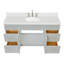 Meuble-lavabo sur pied simple 60 po avec plateau en quartz Abell-138335667-94003692