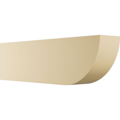 4"W x 10"H x 12"L Standard Durham Signature Urethane Rafter Tail, Primed Tan