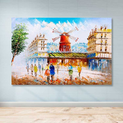 Peinture décorative sur toile