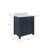 Minnetrista Single Bathroom Vanity with Marble Top-1405845721