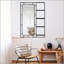 Miroir de meuble-lavabo moderne 30 po x 44 po avec tablette multifonctionnelle, grand miroir de salle de bain, miroir de décoration à cadre noir, convient pour la salle de bain, le salon, la chambre à coucher