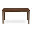 Ensemble de table de salle à manger 7 pièces comprenant une table de salle à manger et 6 chaises Parsons en polyester bourgogne, acajou-1854711689-1854711688
