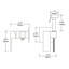 Ahura Single Handle Vertical Spray Bidet Tap