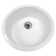 Whitehaus Collection 18" Undermount/drop-in Fireclay Kitchen Sink With Rear Center Drain Location