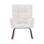 Chaise berçante rembourrée avec dossier haut Comfy