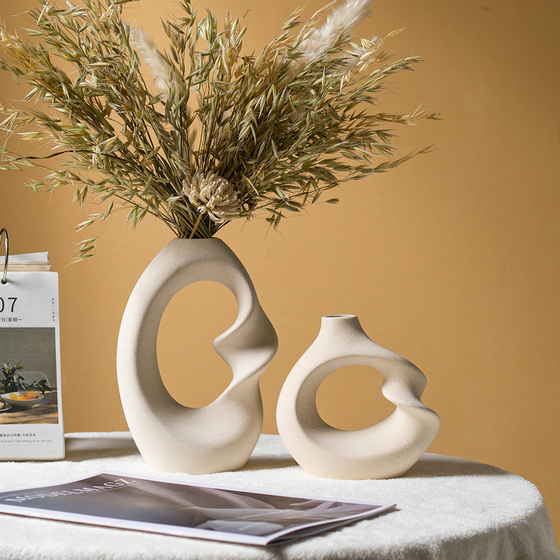 Vase de table Keyner, Blanc