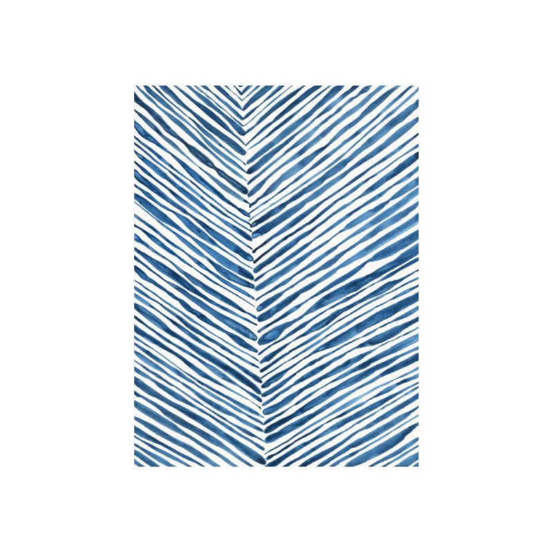 «Blue Wood IV» par Sara Brown - Peinture, H 48 po x l 36 po, Extérieur