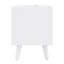Table de bout 19W Corry Studio® Aliyya en blanc UV et gris cendré