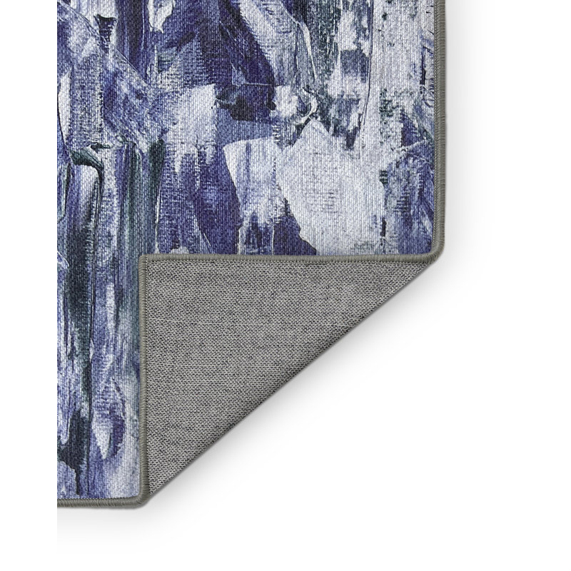 Estefanie Washable Abstract Indoor Rug, Rectangle 6' x 9'