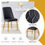 Chaises de salle à manger en similicuir, ensemble de 4-114326759