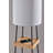 63.25'' Black Column Floor Lamp with USB