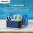 Sunjoy Rust-proof Aluminum Pool Float Storage Rack, 35 Inch Outdoor Wicker Poolside Float Organizer, Pool Float Caddy for Cushions, Floaties, Noodles, Pool Toys-94810354