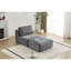 Chaise longue simple en velours côtelé avec mousse à mémoire de forme, idéale pour le salon et les animaux de compagnie. Mobile et facile à assembler, elle est disponible en gris avec un rembourrage haute résilience et un design moderne inspiré des jeux vidéo.
