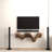 Batamex Parametric 40 Inch Floating Shelf Tv Unit Modern Geometric Wooden Wall Piece Decor Natural Oak Color 3d Wavy Living And Gaming Room Shelf