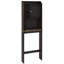 Armoire de rangement moderne en bois au-dessus de la toilette pour la maison et la salle de bain