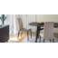 Chaise méditerranéenne rembourrée avec pieds en bois-92365563-92365561