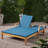 Double Patio Chair - Water- & Adjustable Seat Chaise For Yard, Enjoy Outdoors