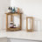 Alandis 17.9'' W Solid Wood Corner Shower Bench-1794446773