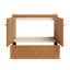 Armoire de salle de bain sans plateau en aulne naturel l 36 po x P 21 po x H 34,5 po Ultraline-1492110412-1490922487