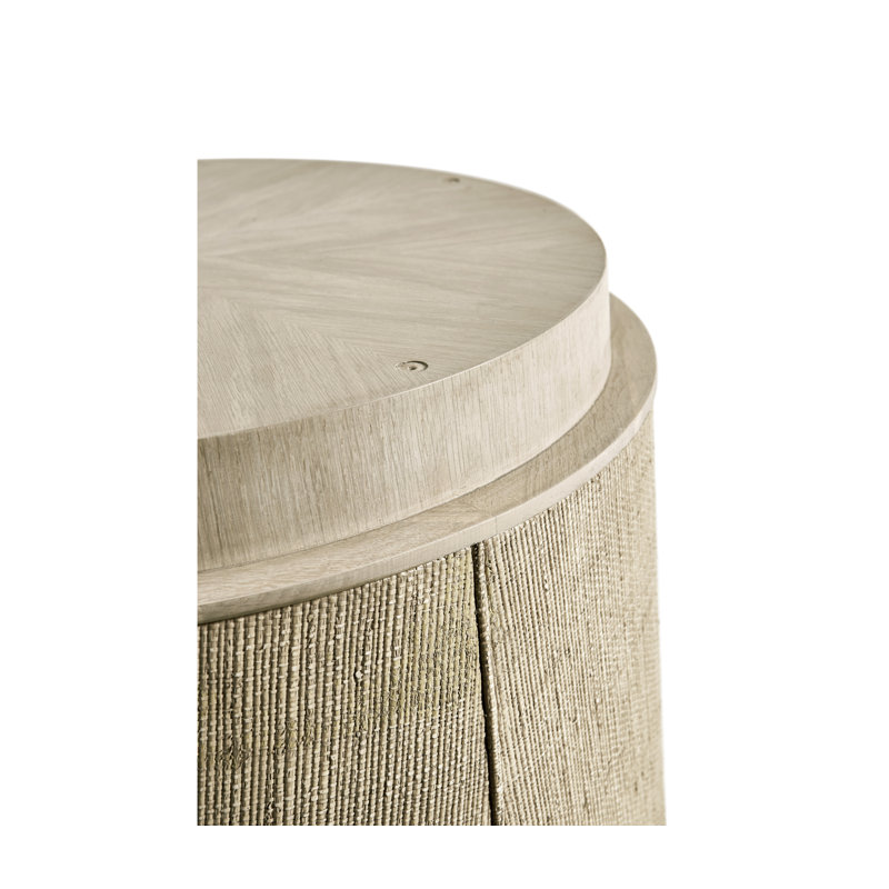 Water Round Solid Oak Dining Table