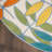 Leonhardt Floral Green/Blue/Yellow/Orange Indoor/Outdoor Area Rug-1029076440