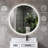 Naliyah Round Frameless Lighted Bathroom/Vanity Mirror-1111999743