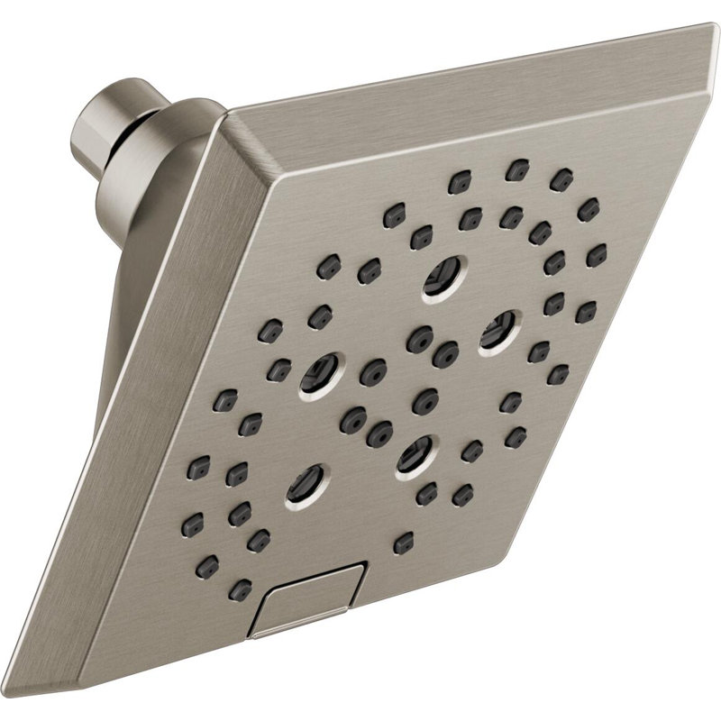 Adjustable Shower Head with H2Okinetic Technology, Lumicoat Stainless