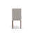 9 Piece Kitchen Table & Chairs Set Includes a Rectangle Rustic Wood Dining Room Table and 8 Doeskin Linen Fabric Parsons Chairs, Antique Walnut-496763542-496763543