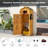 6 ft. W x 2 ft. D Solid Wood Vertical Tool Shed