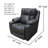 Challenger Dual Power Leather Wall Recliner-98468254