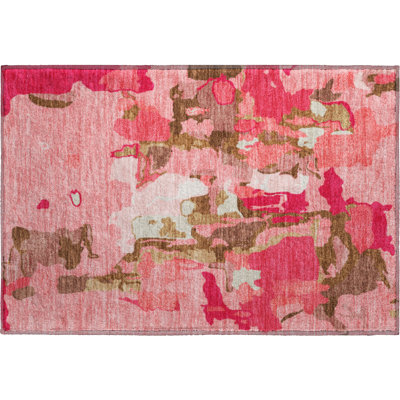 Premium Machine Washable Birchview AMF1028 Abstract Rug